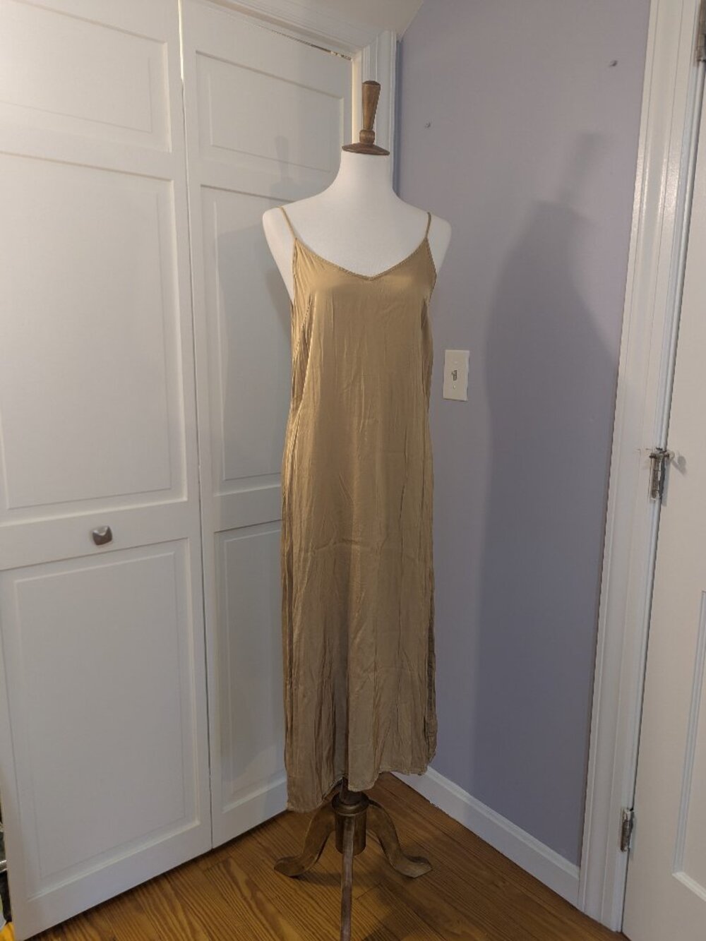 Aerie Slip Dress Adjustable Straps Minimalist